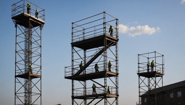 Échafaudage roulette : légèreté et efficacité en hauteur
